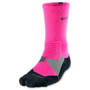 PINK AND BLACK NIKE ELITES